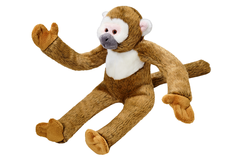 Fluff & Tuff Albert Monkey- Medium Plush Dog Toy