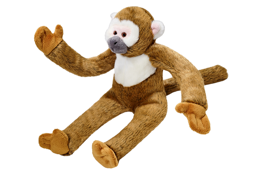 Fluff & Tuff Albert Monkey- Medium Plush Dog Toy