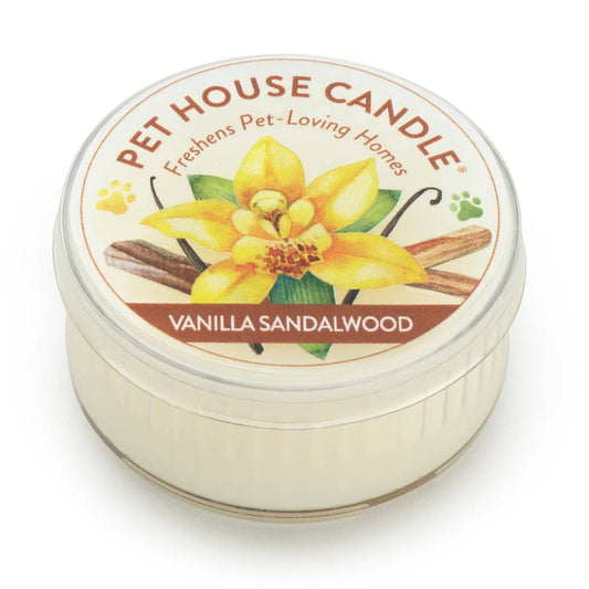 Pet House Mini Candle for Dog Lovers - Vanilla Sandalwood