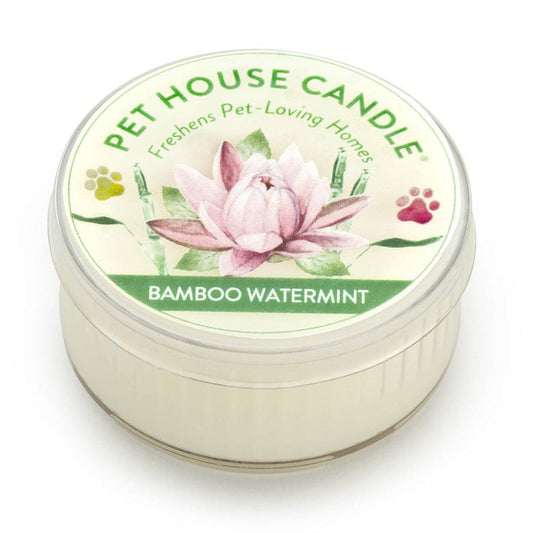 Pet House Mini Candle for Dog Lovers - Bamboo Watermint