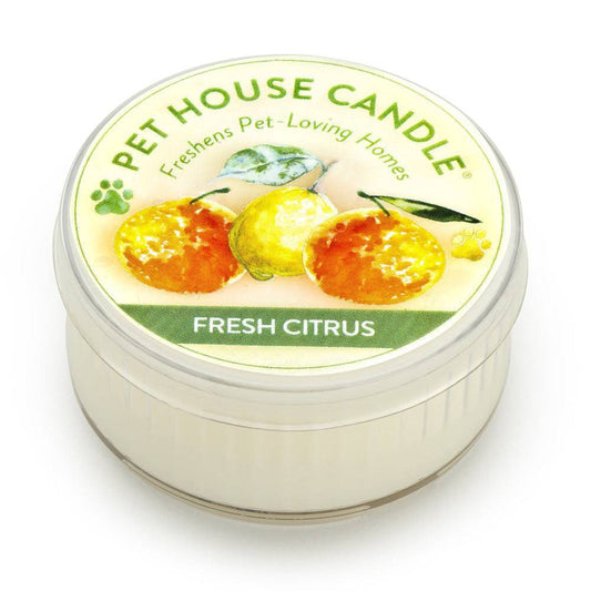 Pet House Mini Candle for Dog Lovers - Fresh Citrus