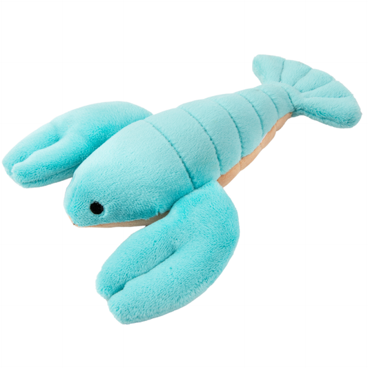 Fluff & Tuff Rachel Mini Lobster Soft Dog Toy with Squeaker Machine Washable