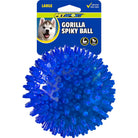 Gorilla Spiky Ball with Squeaker for Dogs Floats 4"-Boats n Barks