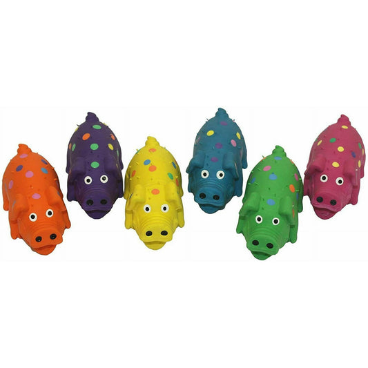 Polkadot Pig witjhSqueaker Toy for Dogs