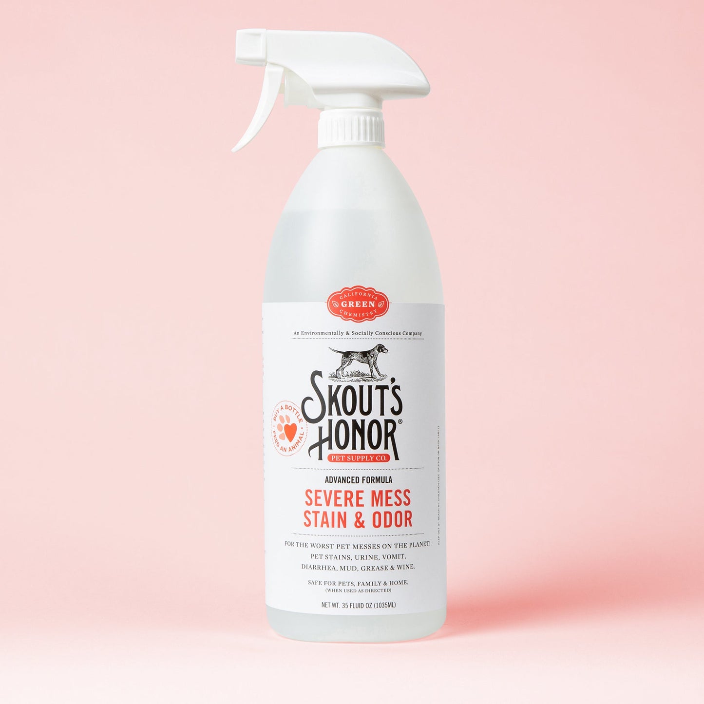 Skout's Honor Severe Mess Stain & Order Cleaner for Dogs