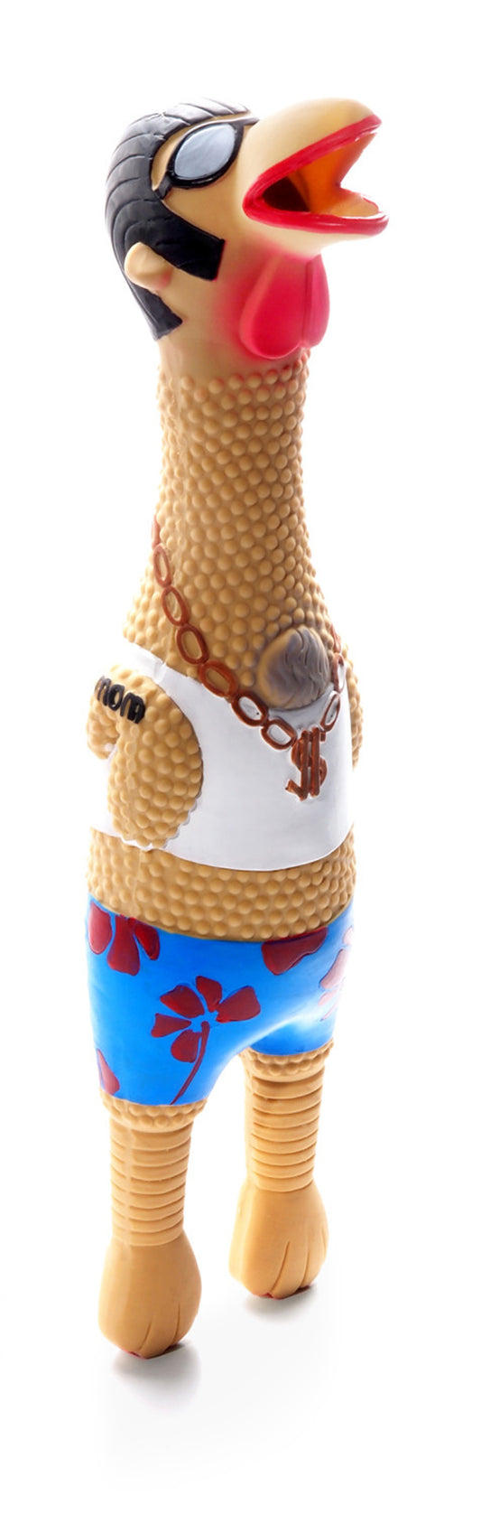 Super Loud Squawkers Latex Rubber Chicken Interactive Dog Toy, Earl