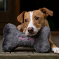 Fluff & Tuff Heart Dog Bone Soft Dog Toy with Squeaker Machine Washable