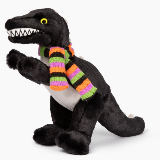 Halloween Fluff & Tuff Rocky T-Rex Soft Dog Toy with Squeaker Machine Washable