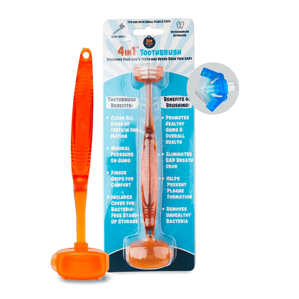 4 in 1™ Toothbrush Dogs - Small Size for Dogs under 25lb