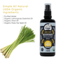 Organic Lemongrass Deodorising Spray for Dogs and their Belongings NON TOXIC