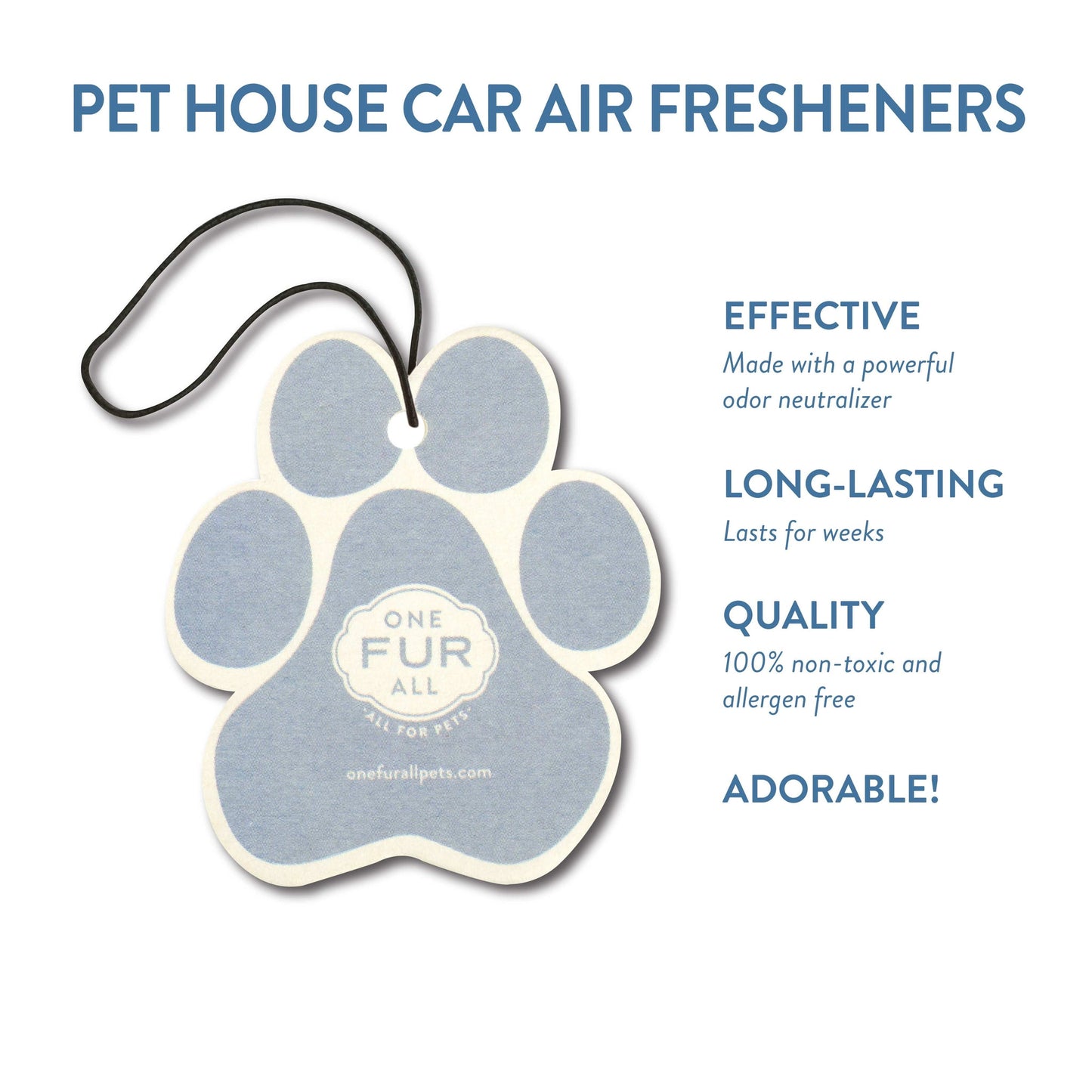 Pet House  Car Air Freshener Sunwashed Cotton