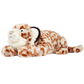 Fluff & Tuff Mongo the Snow Leopard Extra Large Soft Dog Toy with Squeaker Machine Washable