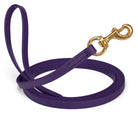 Waterproof Biothane Dog Long Lead 5/8" x 20' with Solid Brass Clip stitched onto Lead -much SAFER than using Grommets-Boats n Barks