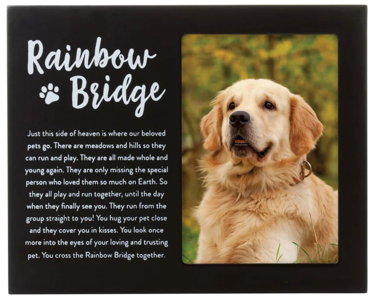 Pet Memorial Frame Rainbow Bridge-Boats n Barks