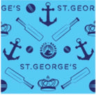 St. George's Cup Match Classic Cricket Game Dog Bandana Large 22"x22"x30"-Boats n Barks