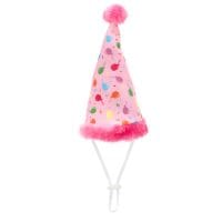 Birthday Party Hat & Toy All in One for Dogs-Pink-Boats n Barks