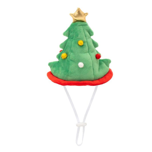Christmas Tree 2 in 1 Hat for Dogs -the Hat that becomes a Toy