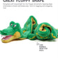 Squeaker Matz Plush Toy, Gator XXL with 32 Squeakers! 52" Long
