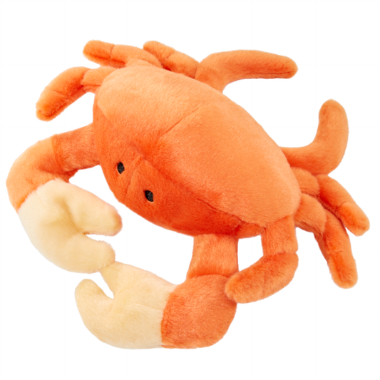 Fluff & Tuff Phyllis Crab Soft Dog Toy with Squeaker Machine Washable