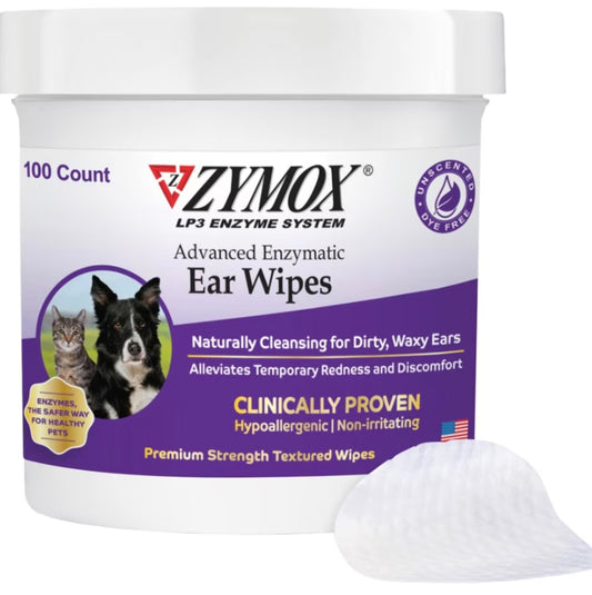 Zymox Pet Advanced Enzymatic Ear Wipes