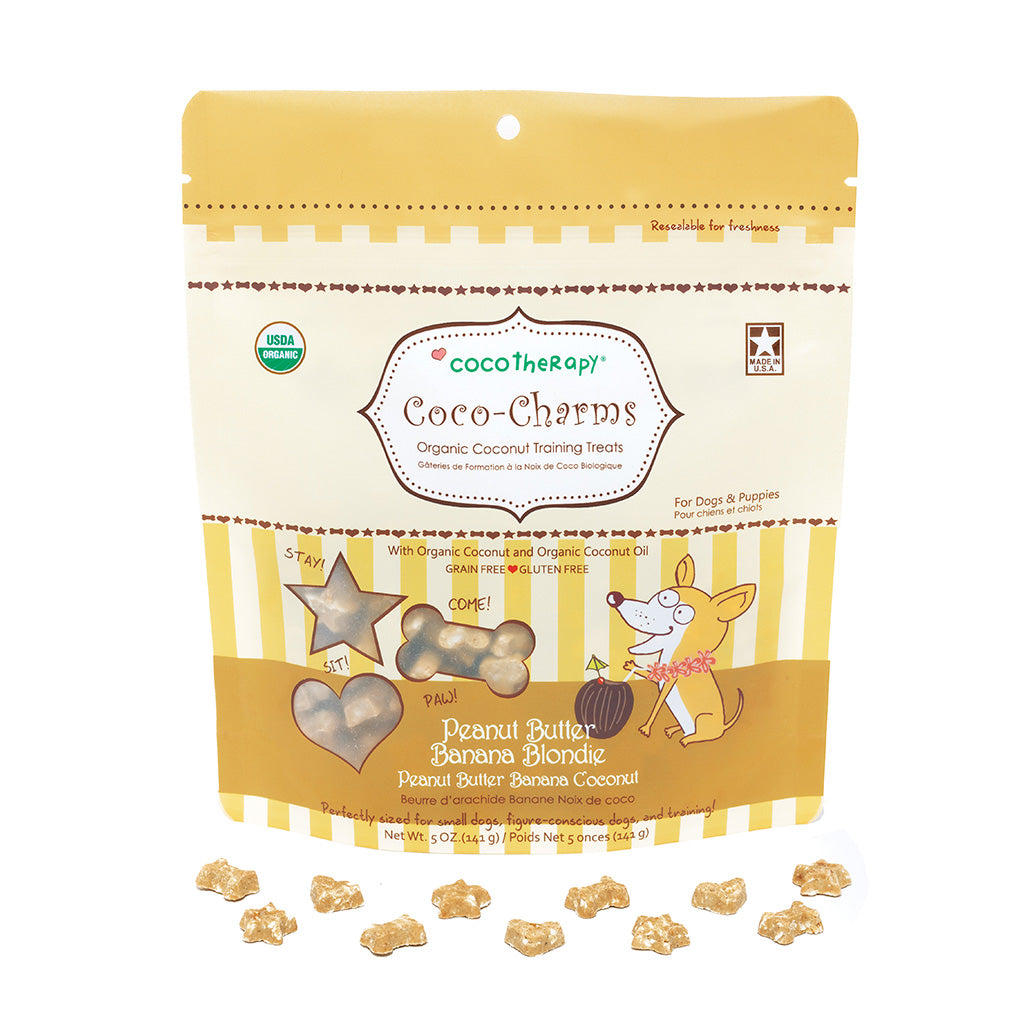 Cococharms Training  Treats for Dogs Coconut & Peanut Butter & Banana