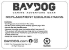 Arctic Bay Replacement Cooling Pack for Cooling Collar for Dogs-Boats n Barks