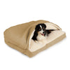Luxury Cozy Rectangle Cotton Filled Cave Bed For Dogs made in USA