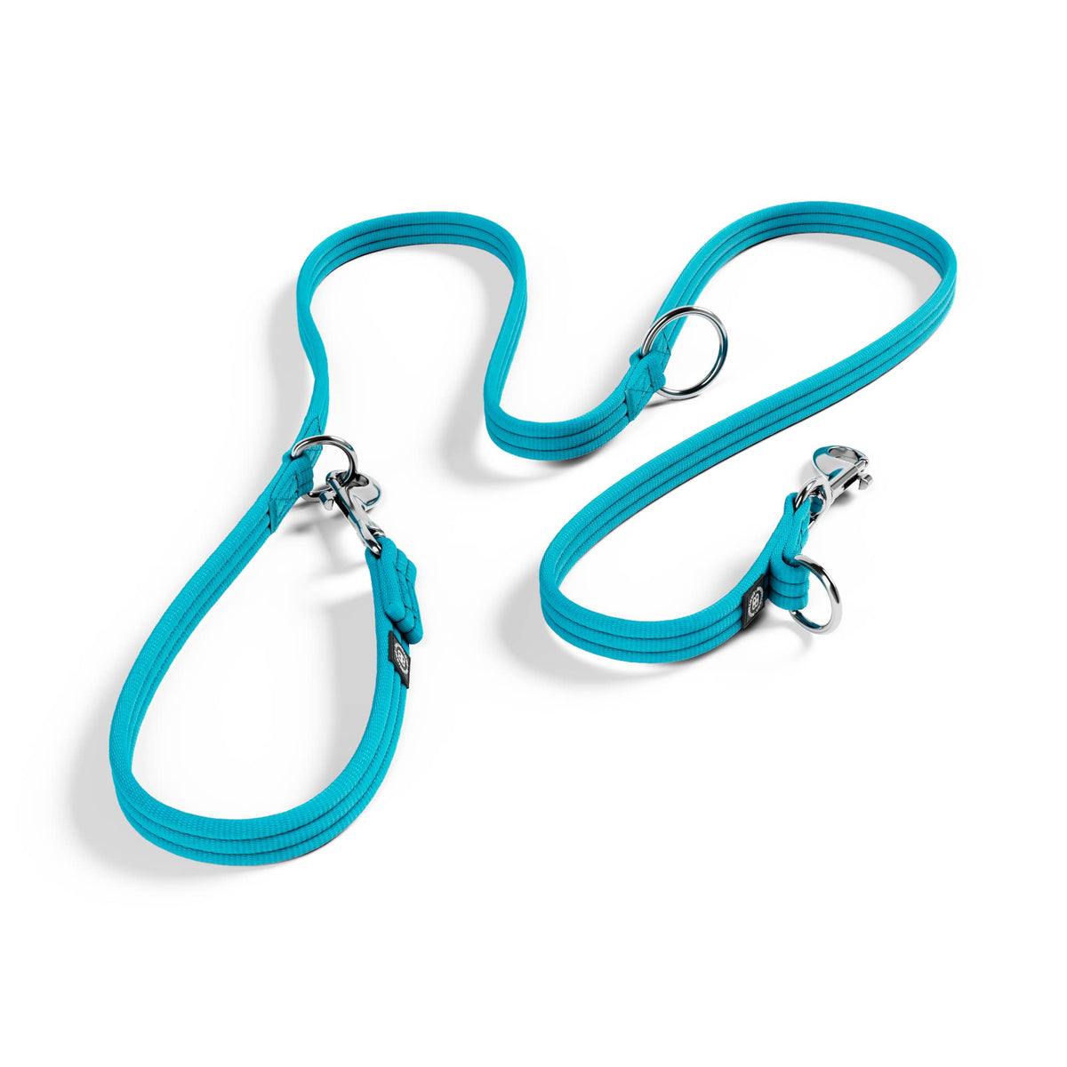 Bully Billows Multi-functional Double Ended Dog Lead with Stainless Clips 6ft long