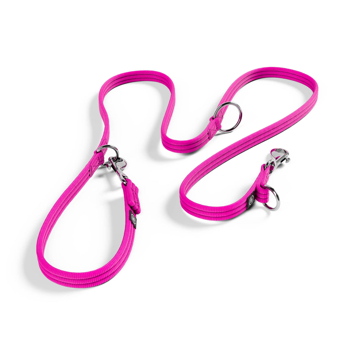 Bully Billows Multi-functional Double Ended Dog Lead with Stainless Clips 6ft long