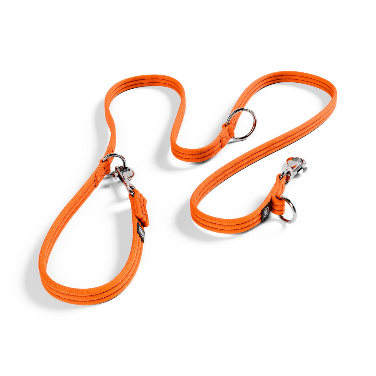 Bully Billows Multi-functional Double Ended Dog Lead with Stainless Clips 6ft long