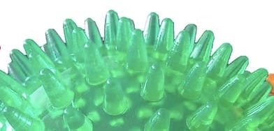 Gorilla Spiky Ball with Squeaker for Dogs Floats 4"-Boats n Barks