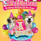 Birthday Baking Kit for Dogs - 2 Bone Shaped Cakes + 2 Bone Shaped Ice Creams + Sprinkles + Candle