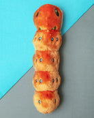 Fluff & Tuff Spicy Caterpillar Soft Dog Toy with Squeaker Machine Washable-Boats n Barks