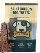 Saint Rocco's Beef & Pumpkin Crumb Free Treats for Dogs 8oz-Boats n Barks