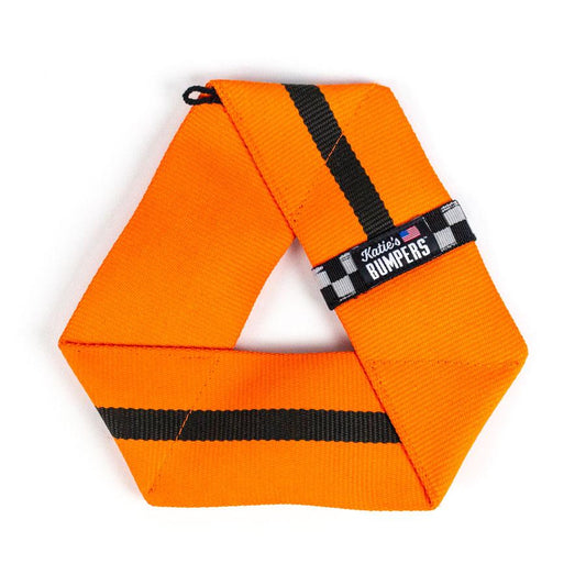 Frequent Flyer Triangle Fetch Dog Toy with Squeakers Orange