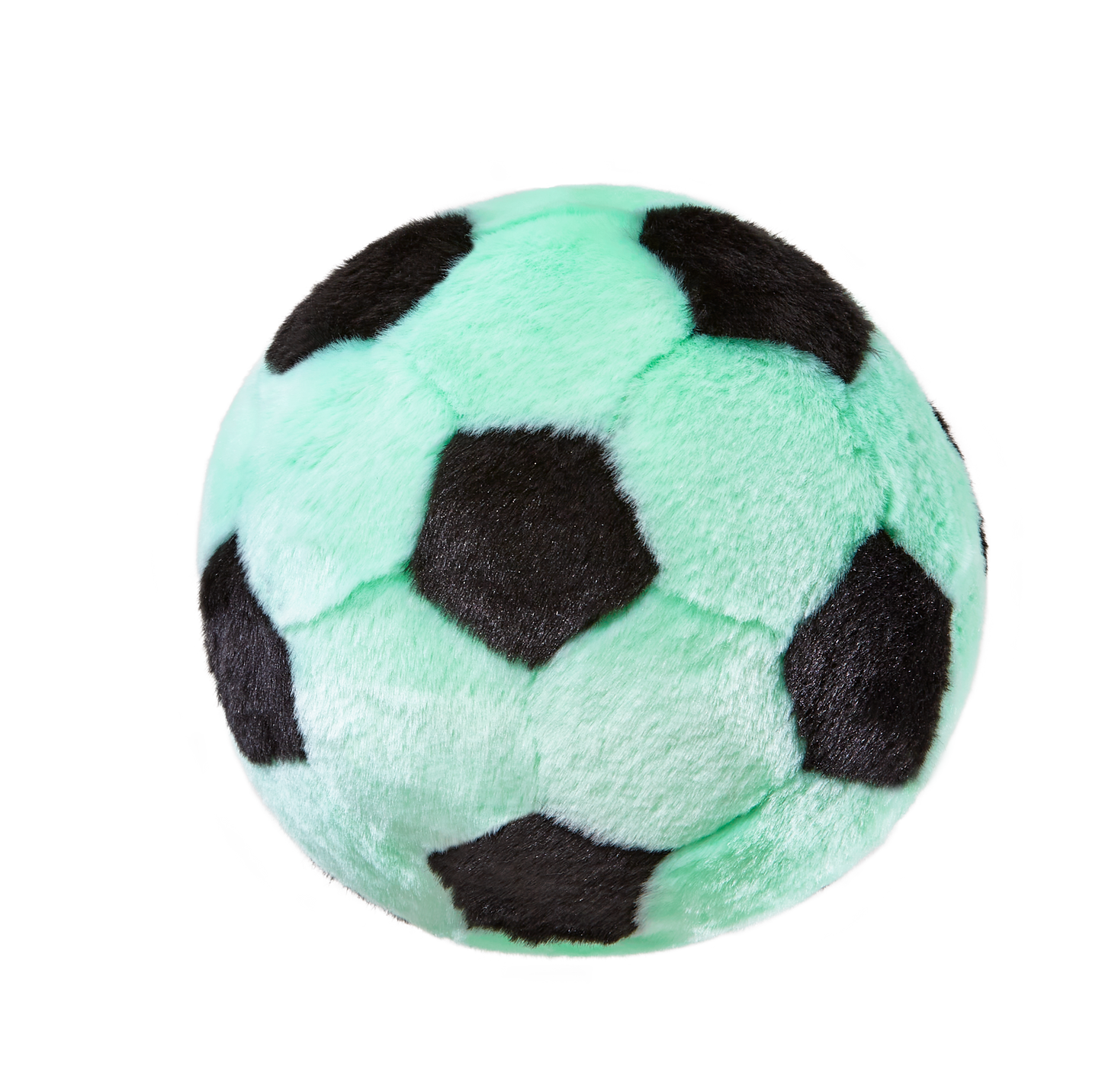 Fluff & Tuff Soccer Ball Soft Dog Toy Squeakerless Machine Washable 7"