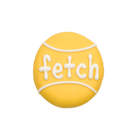 Fetch Tennis Ball Dog Cookie made by Bosco & Roxy's of Canada-Boats n Barks
