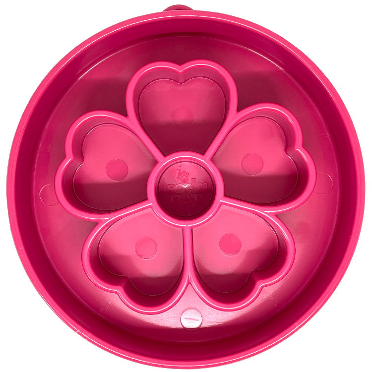 Flower eBowl Enrichment Slow Feeder Bowl for Dogs