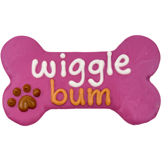 Wiggle Bum 6" Bone Shaped Cookie for Dogs
