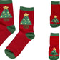 Christmas Human and Dog Sock Set Trees M/L