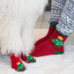 Christmas Human and Dog Sock Set Trees M/L