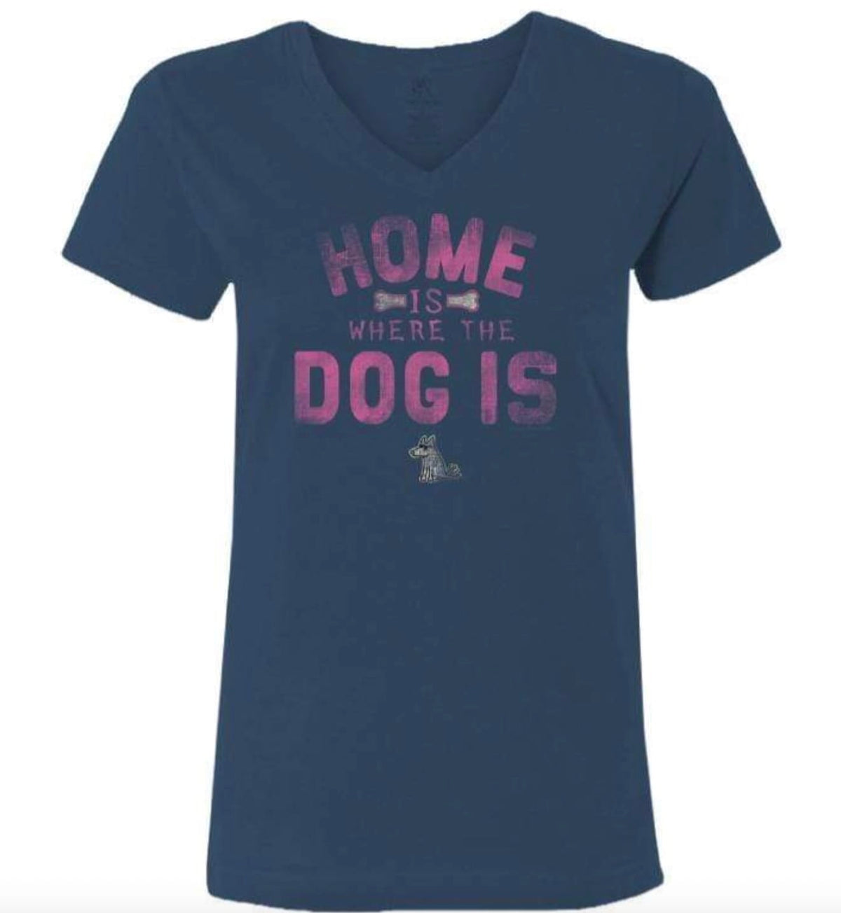 "Home is Where The Dog Is" T-Shirt For Humans-Boats n Barks