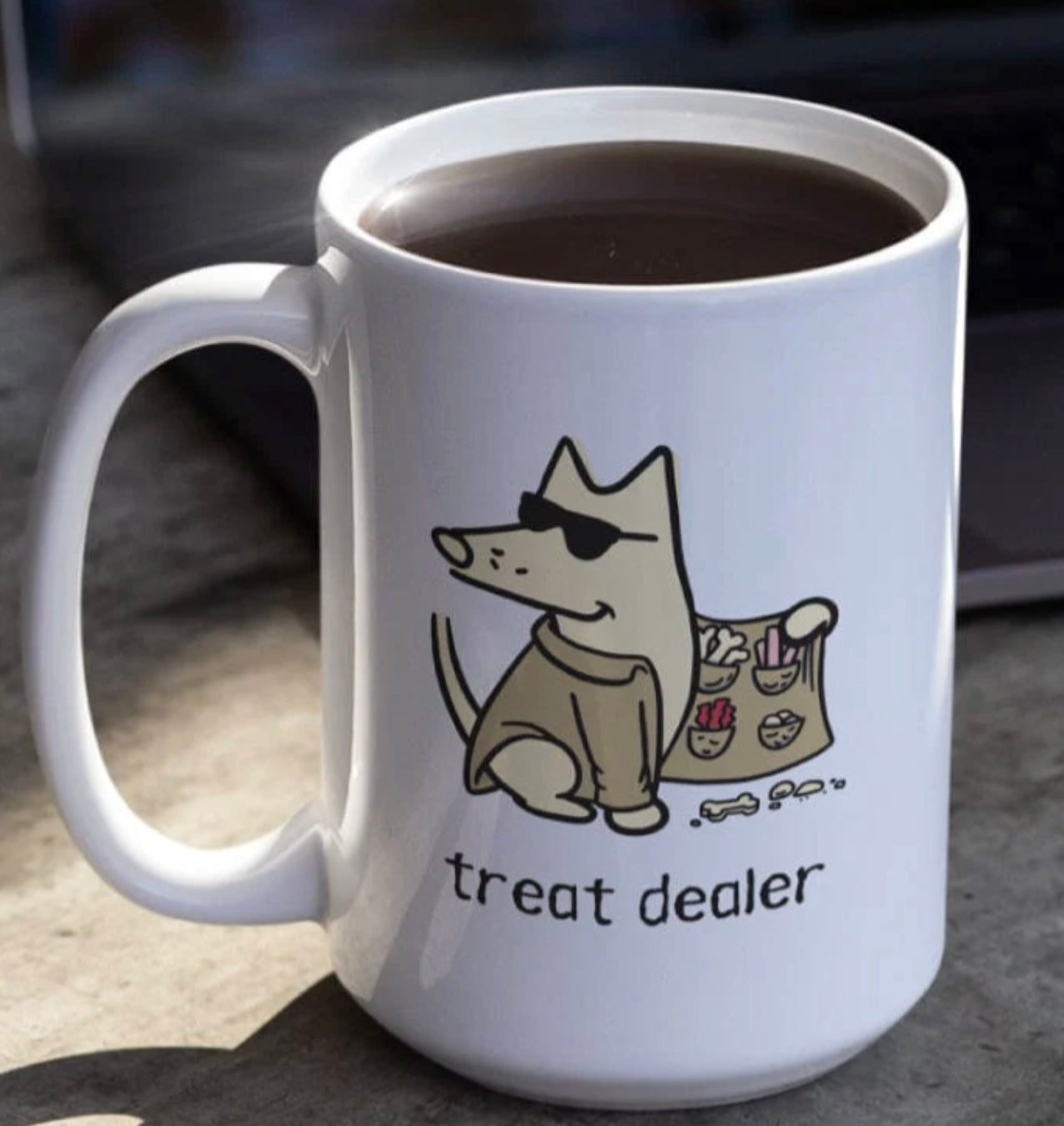 "Treat Dealer" Large Coffee Mug For Humans