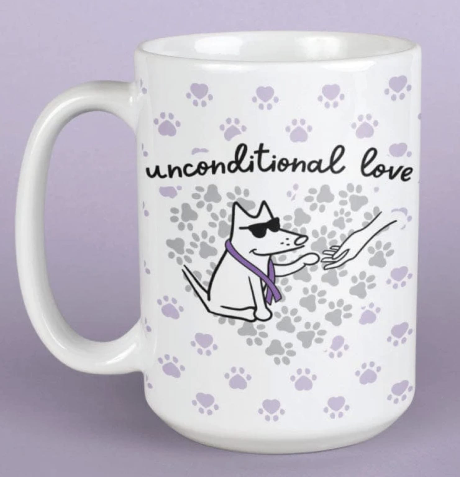 "Unconditional Love" Large Coffee Mug-Boats n Barks