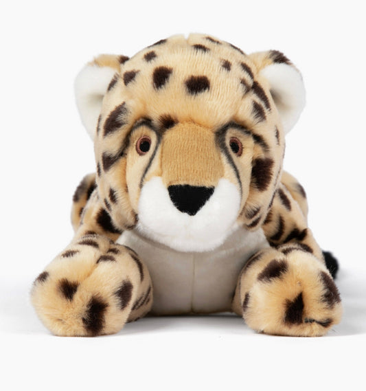 Fluff & Tuff Kali Cheetah Soft Dog Toy with Squeaker Machine Washable