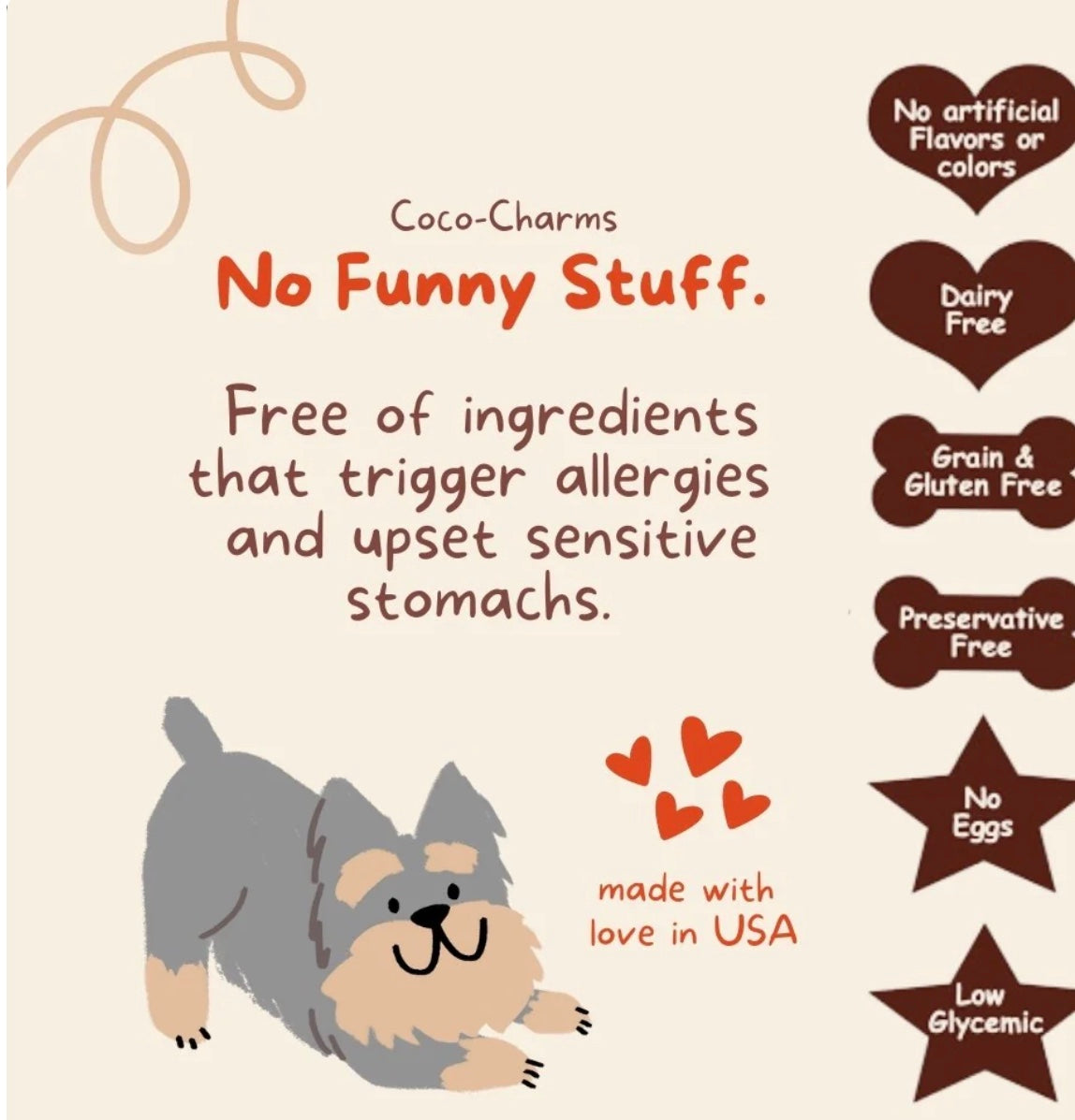 Coco-Charms Pumpkin Pie Treats for Dogs