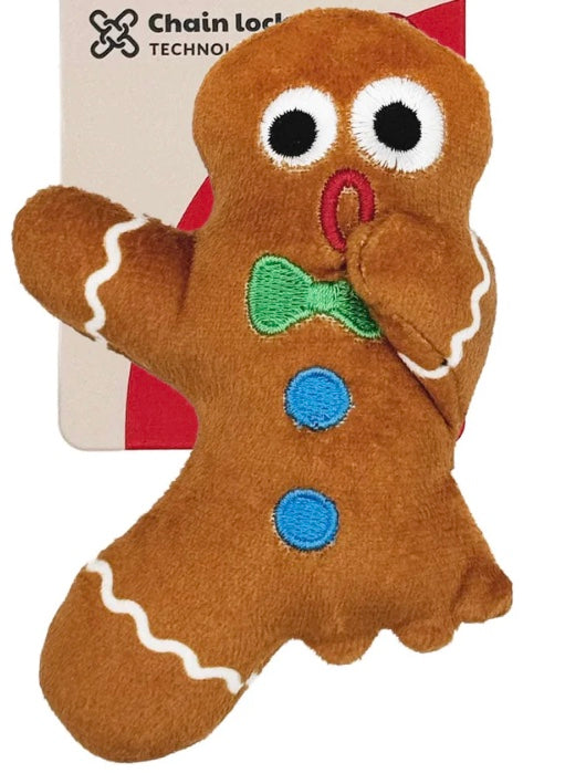 Christmas Tiny Tuff Ginger Snapped Toy For Dogs