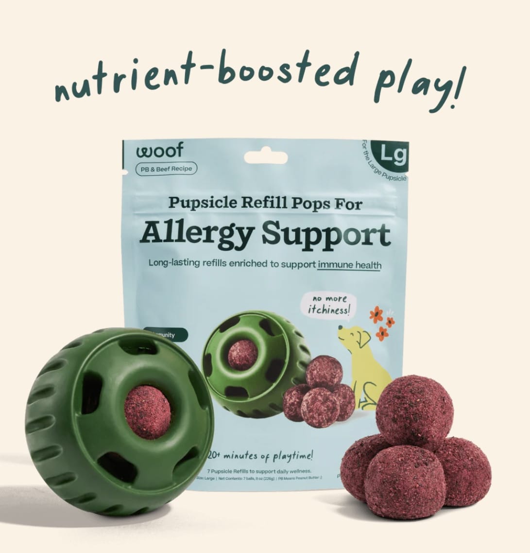 Woof Dog Treat Allergy & Immunity Support Pops-Boats n Barks