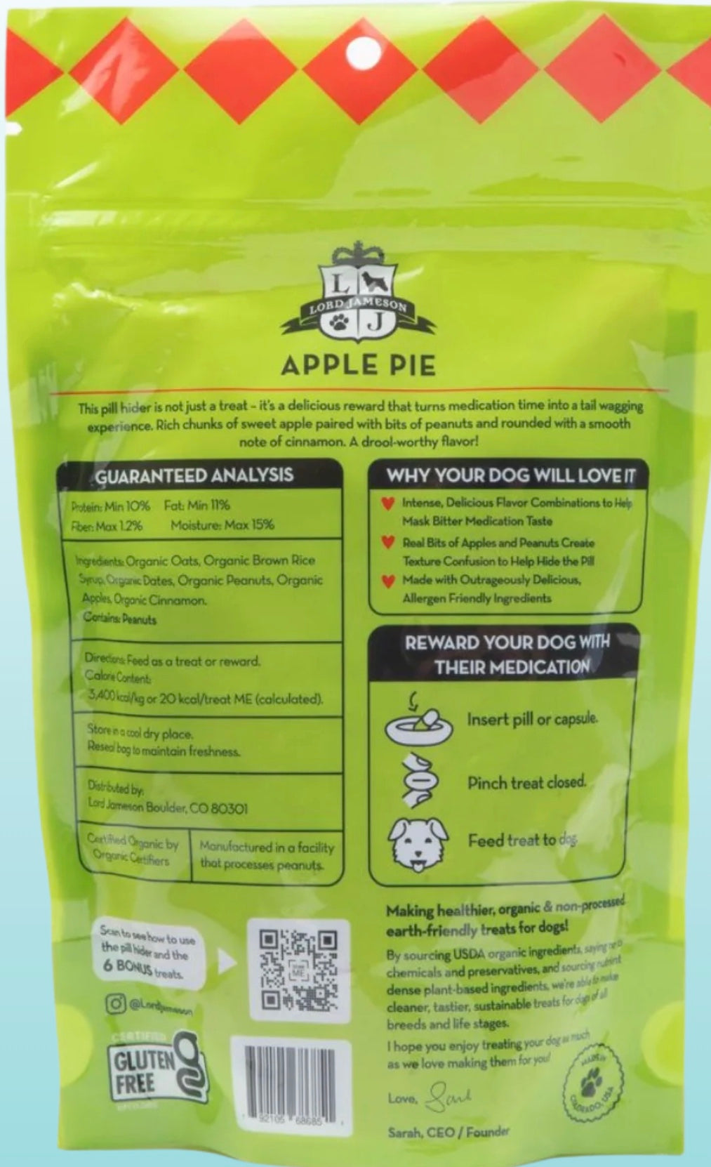 Apple Pie Organic Pill Hider for Dogs