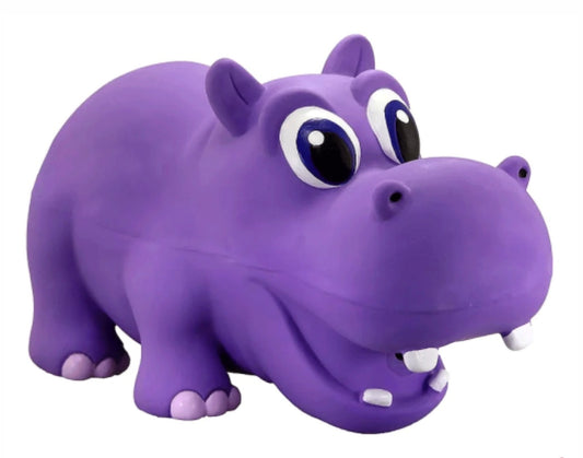 Naturflex Hippo Latex Dog Toy